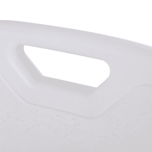 HOMCOM Cadeira para Duche Antiderrapante com Altura Ajustável em 6 Níveis Cadeira de Banho com Apoio para os Braços e Encosto 51,5x51,5x71-84 cm Branco