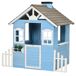 Casita Infantil Exterior Madera de Abeto Outsunny Casita Infantil Exterior Madera de Abeto Outsunny Azul