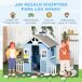 Casita Infantil Exterior Madera de Abeto Outsunny Casita Infantil Exterior Madera de Abeto Outsunny Azul
