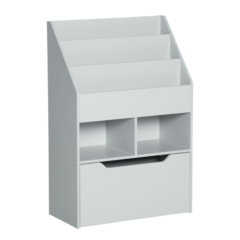Estantería Infantil MDF, Melamina de Madera, Nylon, Metal HOMCOM 60