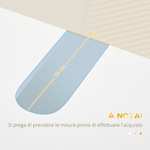 kleankin Móvel para Lavatório Pousar Armário para Casa de Banho Moderno com 2 Portas e Pés de Aço 60x30x65 cm Branco e Dourado