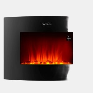ReadyWarm 2250 Curved Flames Lareira eléctrica ligada Cecotec