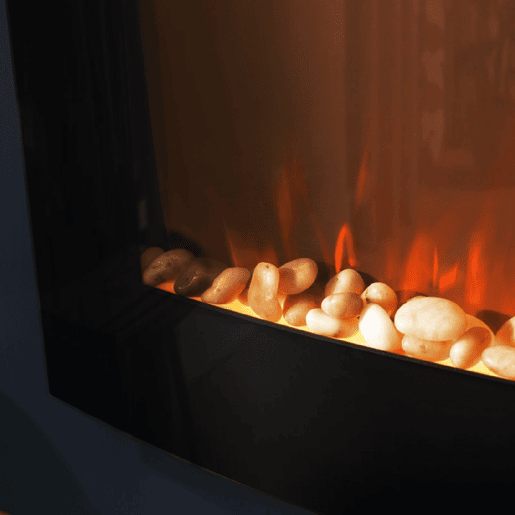 ReadyWarm 2250 Curved Flames Lareira eléctrica ligada Cecotec