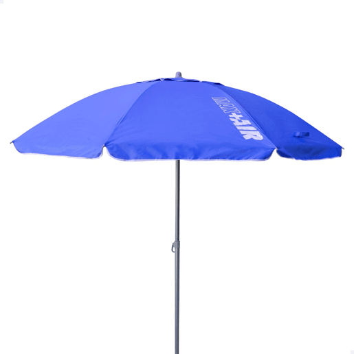 Guarda-chuva de praia à prova de vento Ø200 cm azul cmastro basculante Aktive