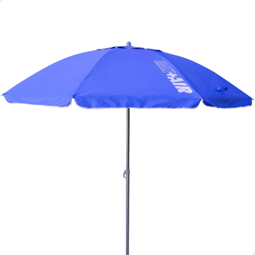 Guarda-chuva de praia à prova de vento Ø220 cm azul cmastro basculante Aktive