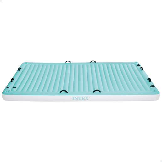 Manta flutuante insuflável csuporte para bebidas e alça 183x310x18 cm INTEX