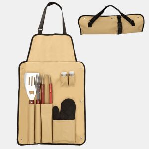 Conjunto de aventais c6 acessórios para churrasco Aktive
