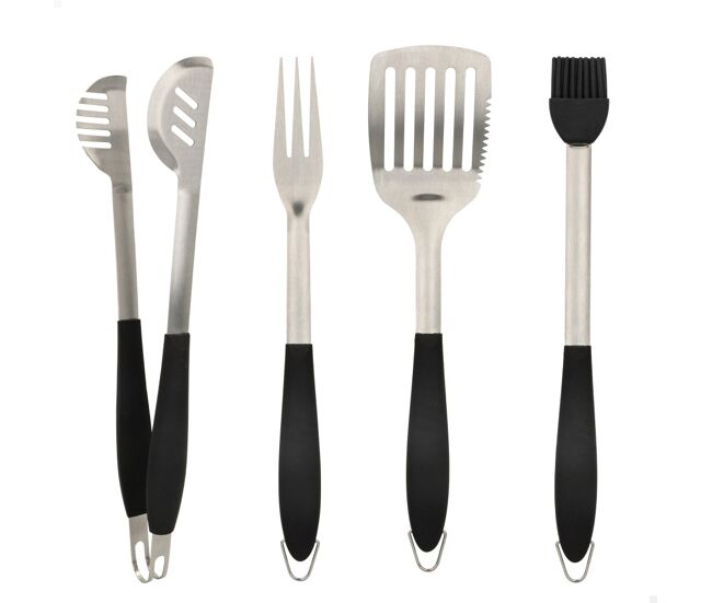 Set de 4 accesorios barbacoa aktive