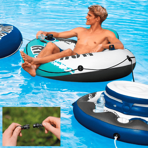 Flutuador de roda inflável River Run Ø135 cm INTEX