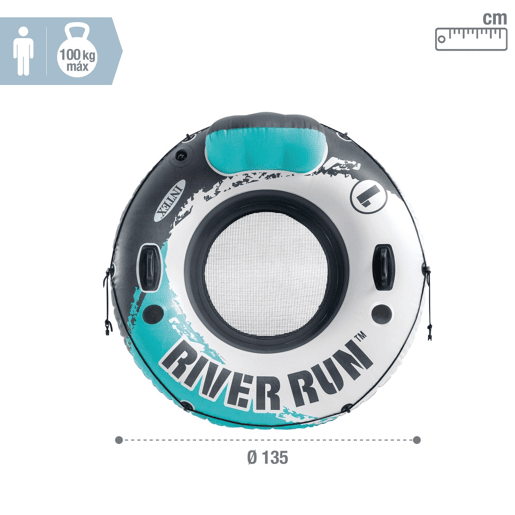 Flutuador de roda inflável River Run Ø135 cm INTEX