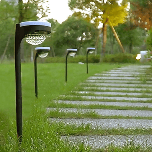 Pack de 2 projectores solares exteriores luz dupla LED cfarol para jardim Aktive