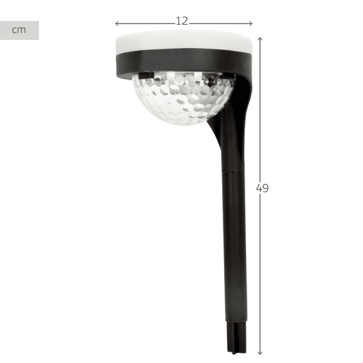 Pack de 2 projectores solares exteriores luz dupla LED cfarol para jardim Aktive
