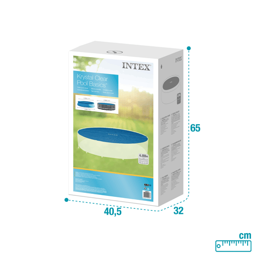 Cobertura solar INTEX piscinas Easy SetMetal Frame Ø488 cm