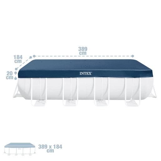 Cobertura intex piscina retangular prisma frame - 400x200 cm Cobertura intex piscina retangular prisma frame - 400x200 cm