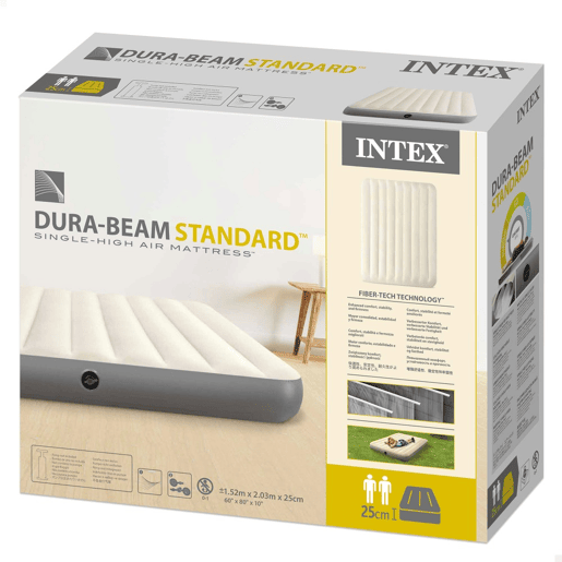 Colchão insuflável INTEX duplo 152x203x25 cm