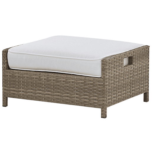 Beliani Conjunto lounge Ratan sintético BELLUNO