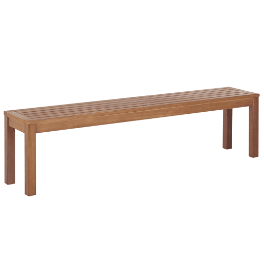 Banco de jardim MONSANO 170 cm Madeira de eucalipto Castanho