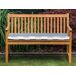 Beliani Banco Madera de acacia con certificado FSC® VIVARA 120x61 Beliani Banco Madera de acacia con certificado FSC® VIVARA 120x61 Azul Marino