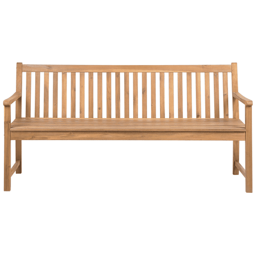 Banco de jardim VIVARA 180 cm Madeira de Acácia certificada Castanho claro