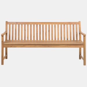 Banco de jardim VIVARA 180 cm Madeira de Acácia certificada Castanho claro