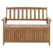 Beliani Banco Madera de acacia SOVANA Beliani Banco Madera de acacia SOVANA Rojo