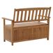 Beliani Banco Madera de acacia SOVANA Beliani Banco Madera de acacia SOVANA Rojo