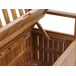Beliani Banco Madera de acacia SOVANA Beliani Banco Madera de acacia SOVANA Rojo