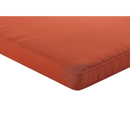 Bancos de jardim com almofadas SOVANA 120 cm com arrumação Madeira de acácia Vermelho