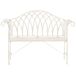 Beliani Banco Hierro MILAZZO 130x45 Beliani Banco Hierro MILAZZO 130x45 Blanco/ Beige