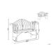 Beliani Banco Hierro MILAZZO 130x45 Beliani Banco Hierro MILAZZO 130x45 Blanco/ Beige