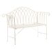 Beliani Banco Hierro MILAZZO 130x45 Beliani Banco Hierro MILAZZO 130x45 Blanco/ Beige