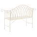 Beliani Banco Hierro MILAZZO 130x45 Beliani Banco Hierro MILAZZO 130x45 Blanco/ Beige