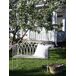 Beliani Banco Hierro MILAZZO 130x45 Beliani Banco Hierro MILAZZO 130x45 Blanco/ Beige