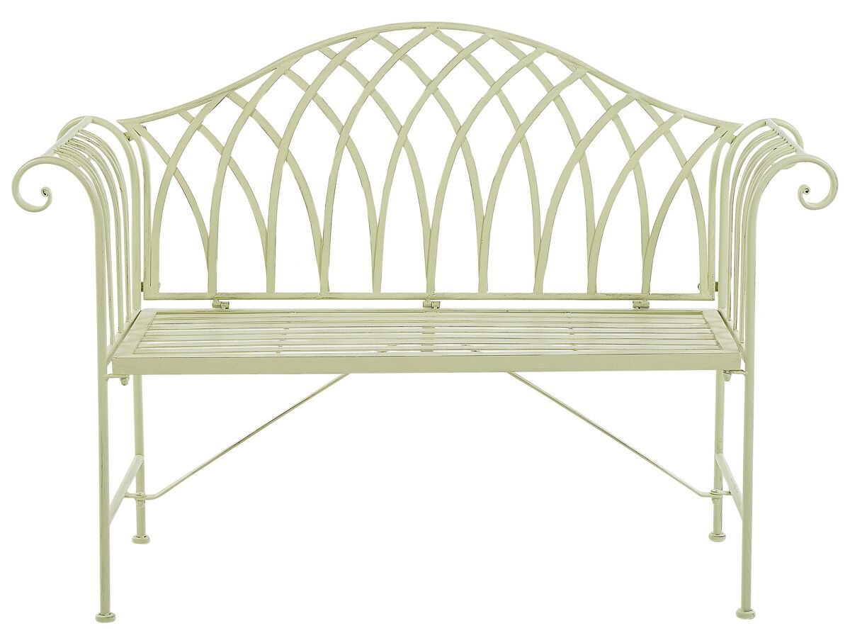 Beliani Banco Hierro MILAZZO 130x45 Verde