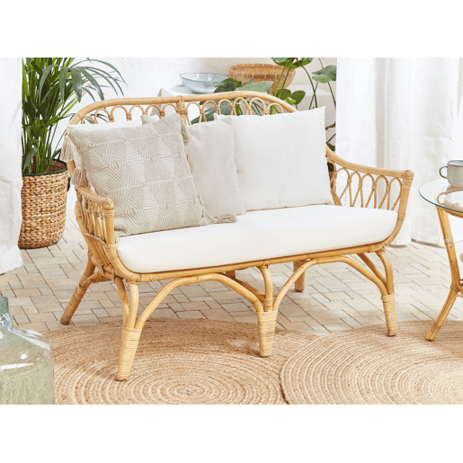 Conjunto de jardim com mesa 4 lugares SIBARI Rattan Natural