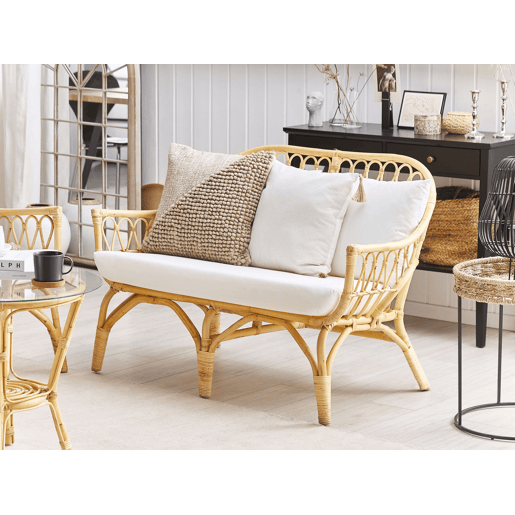 Conjunto de jardim com mesa 4 lugares SIBARI Rattan Natural