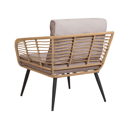 Beliani Conjunto lounge Ratan sintético CORINTH II