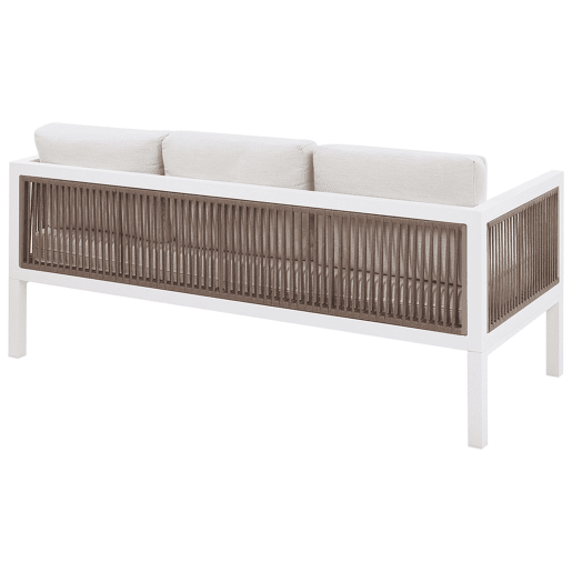 Conjunto de jardim com mesa 5 lugares BORELLO Metal Branco