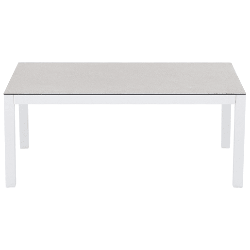 Conjunto de jardim com mesa 5 lugares BORELLO Metal Branco
