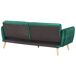 Beliani Sofá de 2 plazas Terciopelo BARDU Beliani Sofá de 2 plazas Terciopelo BARDU Verde Oscuro