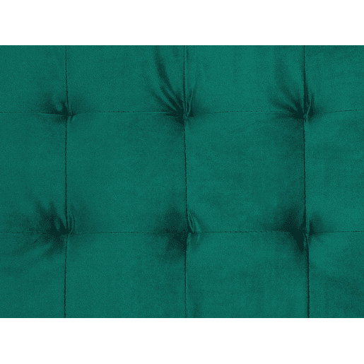 Sofá-cama MARSTAL Veludo Verde esmeralda 3 lugares