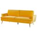 Beliani Sofá cama Terciopelo VETTRE Beliani Sofá cama Terciopelo VETTRE Amarillo