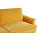 Beliani Sofá cama Terciopelo VETTRE Beliani Sofá cama Terciopelo VETTRE Amarillo