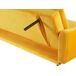 Beliani Sofá cama Terciopelo VETTRE Beliani Sofá cama Terciopelo VETTRE Amarillo