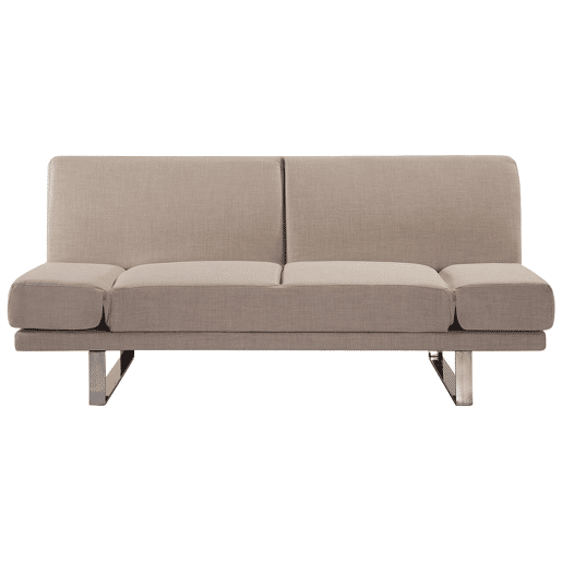 Sofá-cama YORK Tecido Creme 2 lugares