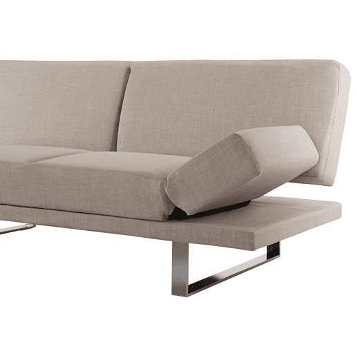 Sofá-cama YORK Tecido Creme 2 lugares