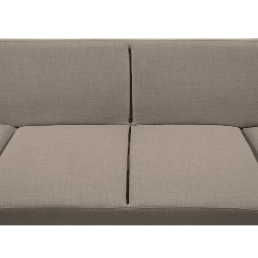Sofá-cama YORK Tecido Creme 2 lugares