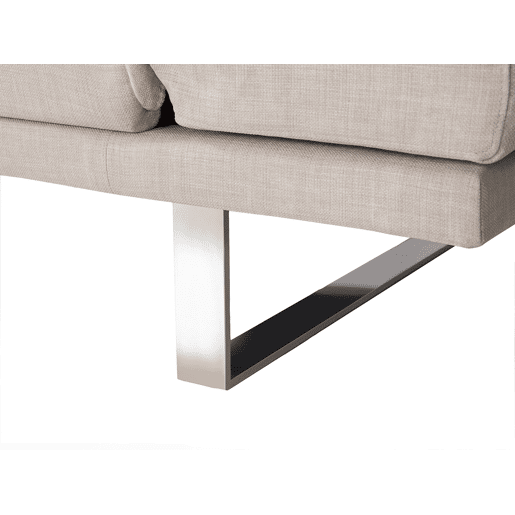 Sofá-cama YORK Tecido Creme 2 lugares