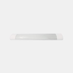 candeeiro de tecto LED em alumÃnio branco série bronzita 151cm
