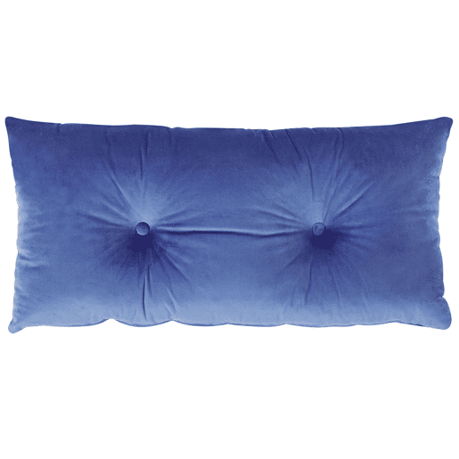 Sofá-cama individual VESTFOLD Veludo Azul marinho